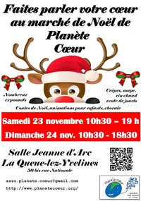 Marché de Noël 2024 de Planète Cœur à La Queue-lez-Yvelines