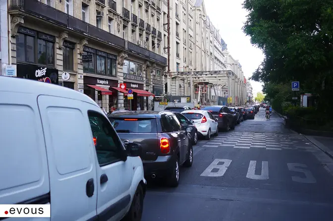 Paris, une ville très embouteillée